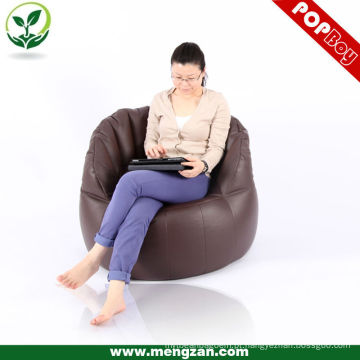 Moda beanbag canto sofá beanbag tecido reclinável beanbag sofá